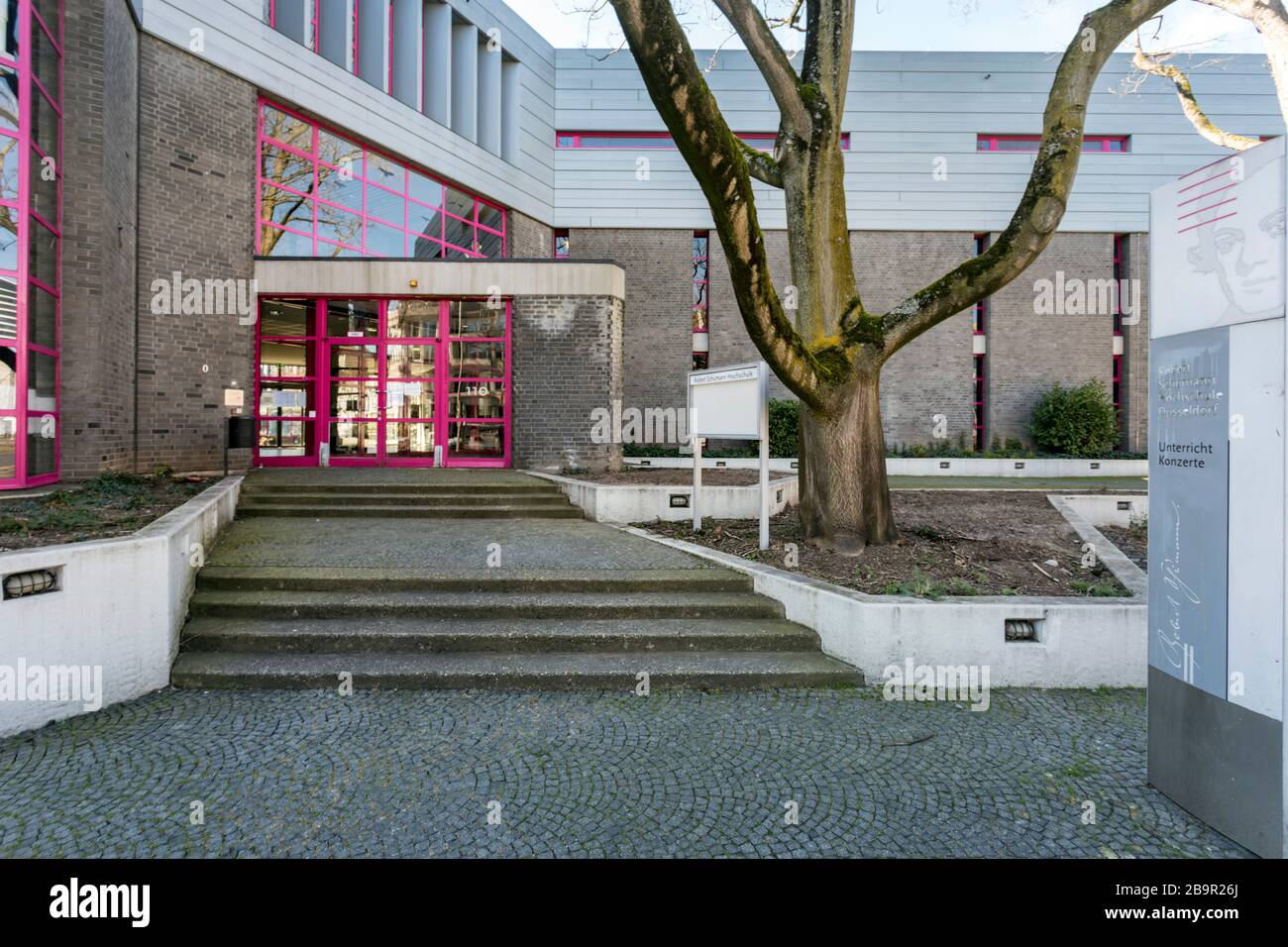 Robert Schumann Università della Musica di Dusseldorf Foto Stock