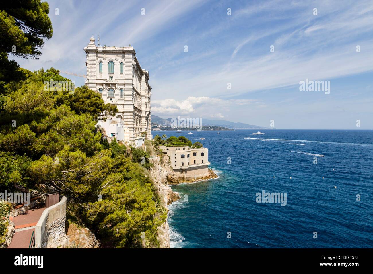 Il Museo Oceanografico, Monte Carlo, Monaco Foto Stock