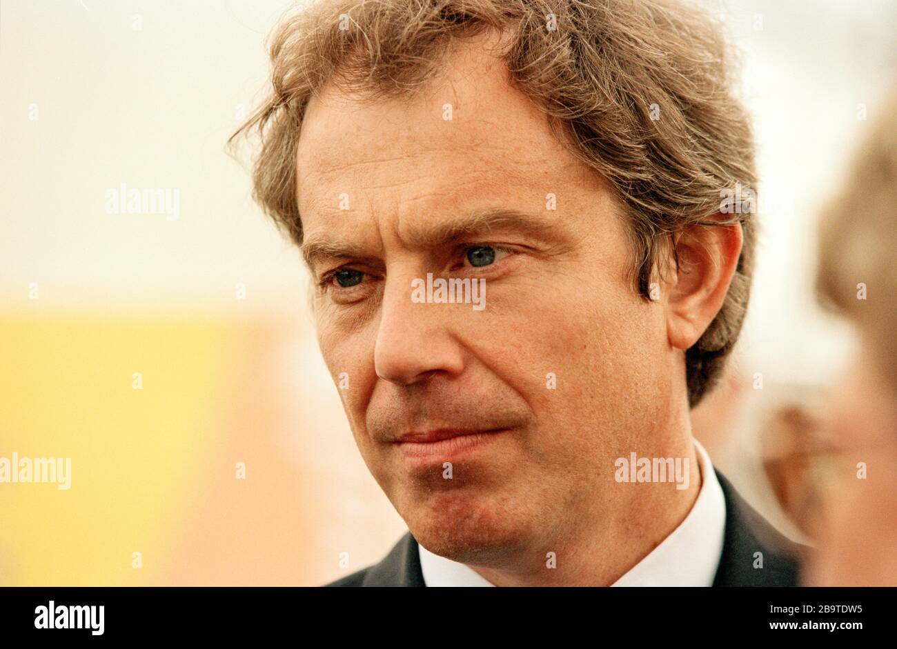 Tony Blair, ex primo Ministro del Regno Unito del Partito laburista Foto Stock