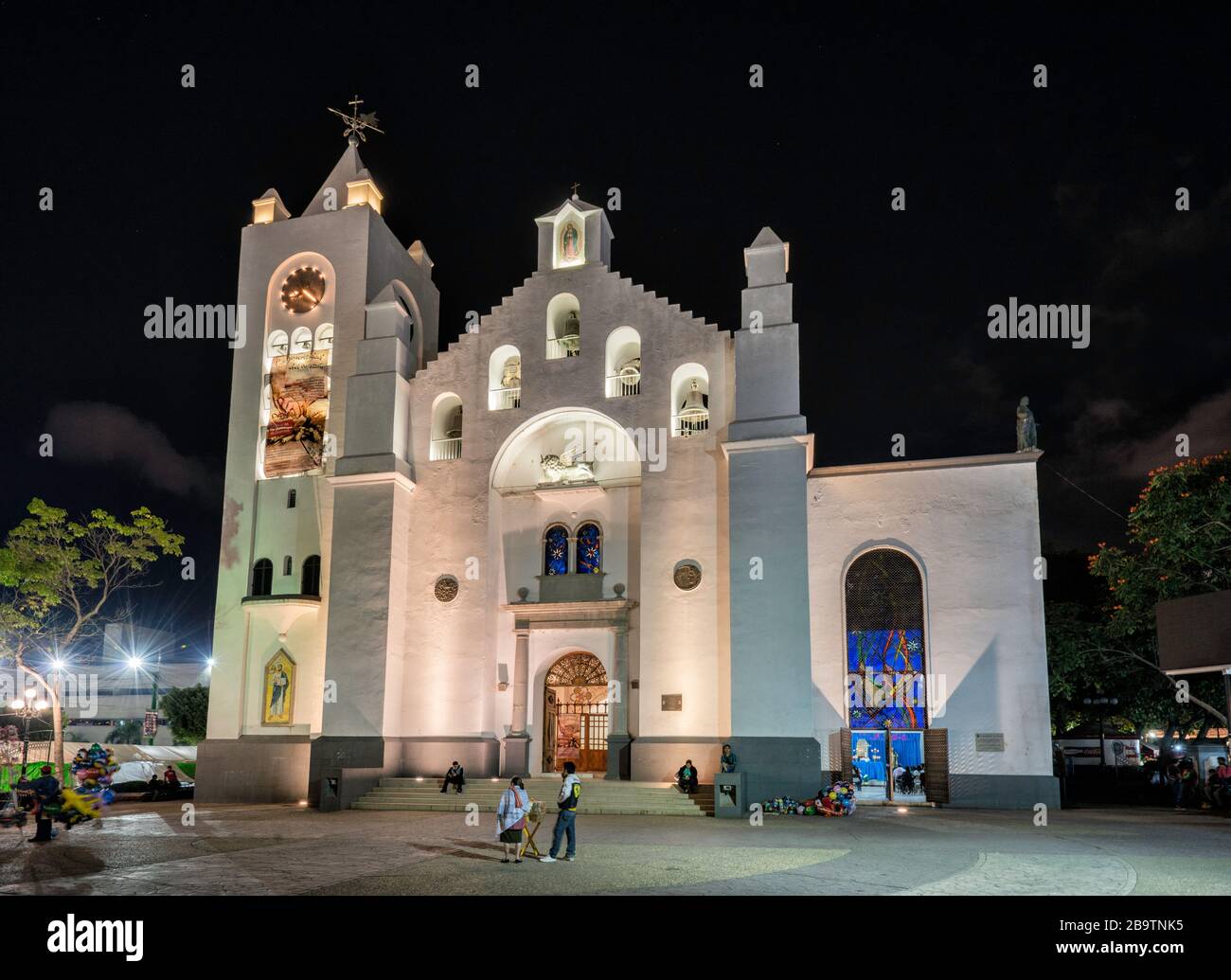 Catedral de San Marcos a Plaza Civica in Tuxtla Gutierrez, Chiapas, Messico Foto Stock