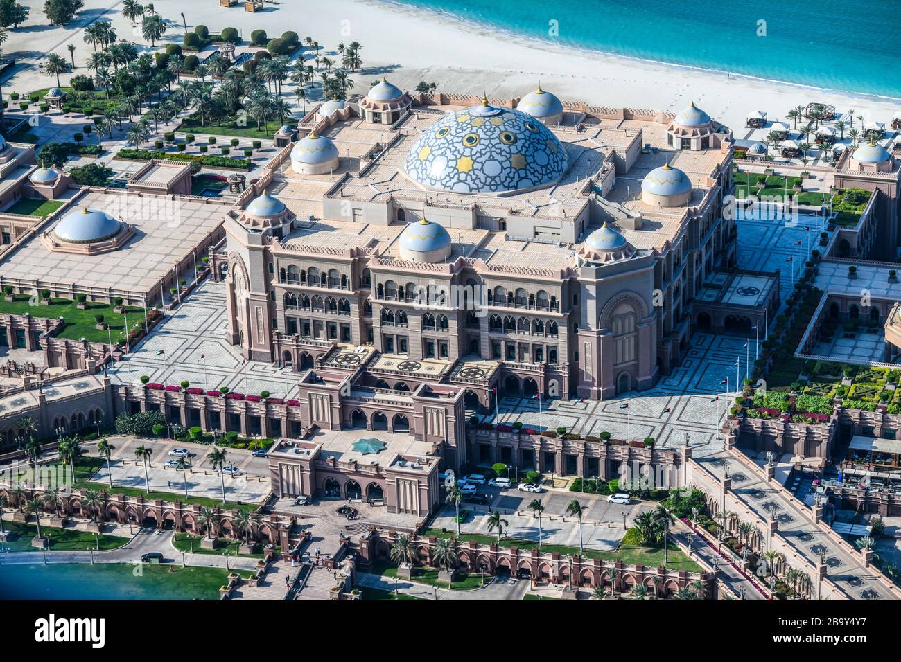 Emirati Arabi Uniti. Abu Dhabi. Emirates Palace Foto Stock