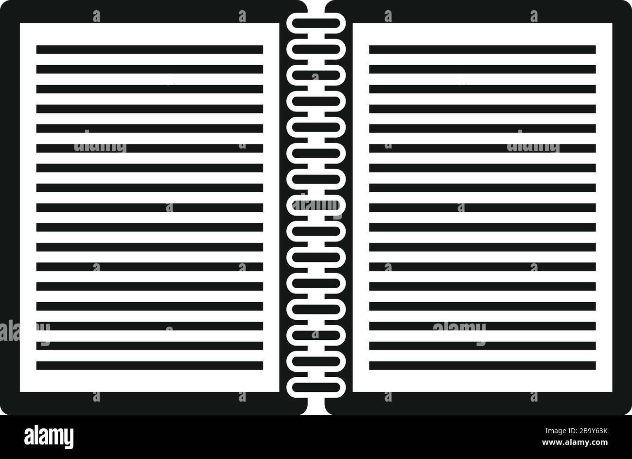 Icona Editor scrittore. Illustrazione semplice dell'icona del vettore dell'editor del produttore per il disegno di fotoricettore isolato su sfondo bianco Illustrazione Vettoriale