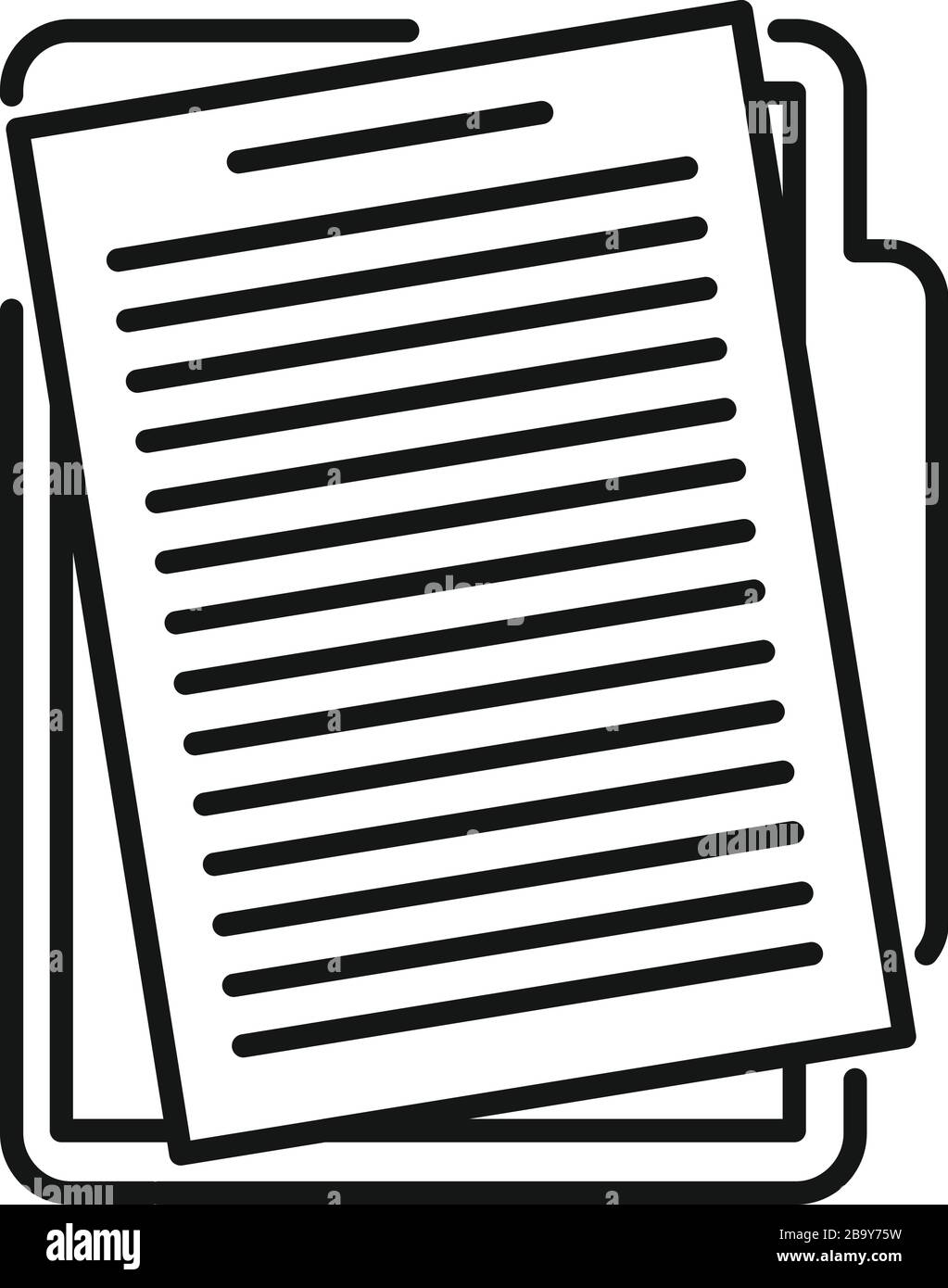 Icona dell'editor del computer. Contorno computer editor icona vettoriale per web design isolato su sfondo bianco Illustrazione Vettoriale