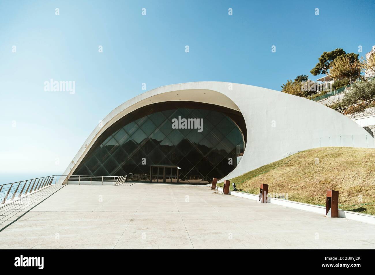 Auditorium Oscar Niemeyer, Ravello Amalfi Soast, Campania, Italia, Europa Foto Stock