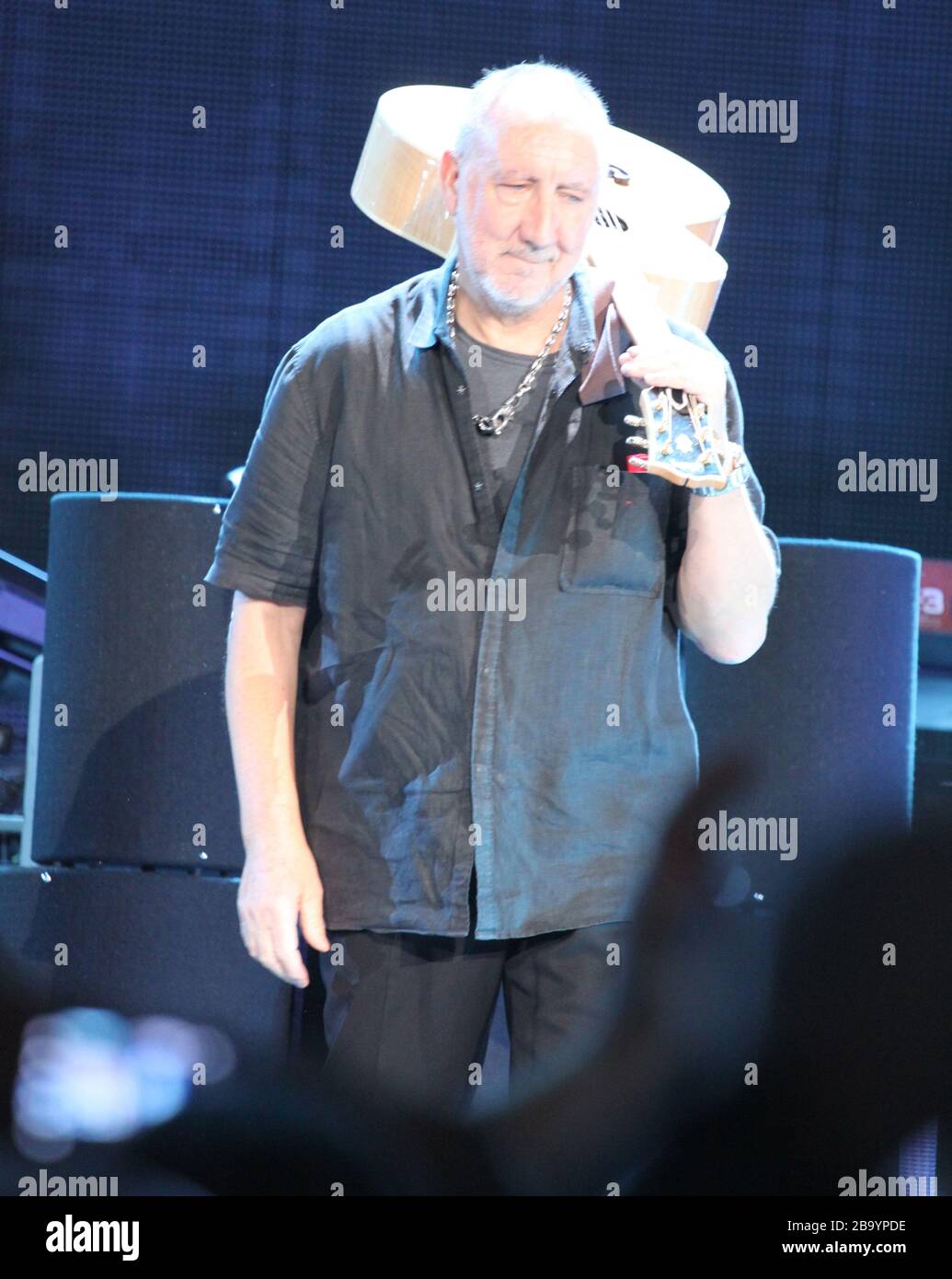 THE WHO Pete Townshend ,Nassau Coliseum 2/21/13 photo Michael Brito Foto Stock