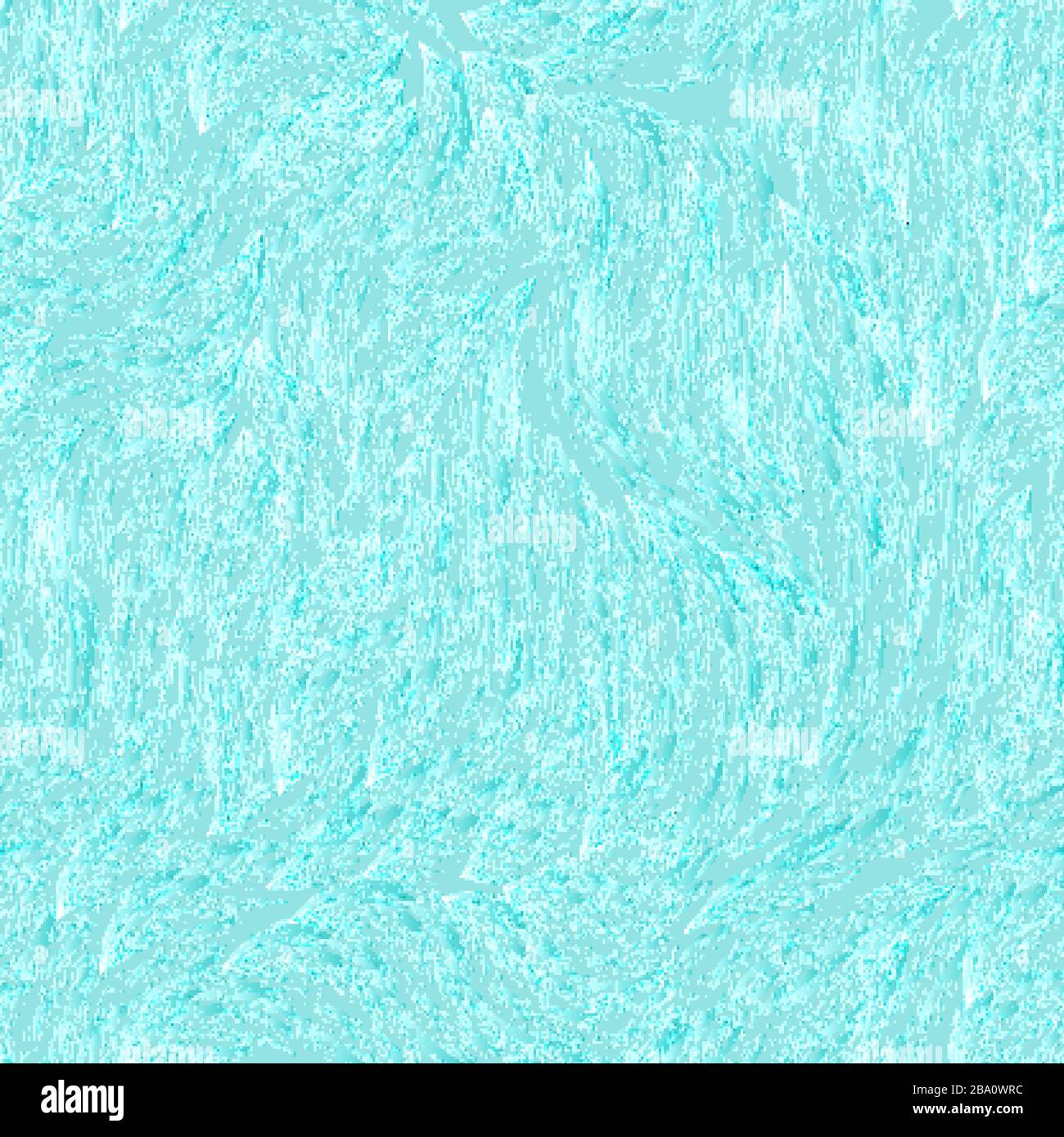 Sfondo vettoriale senza giunture. Texture di spruzzi d'acqua blu e turchesi su fondo marino. Motivo decorativo per la stampa su tessuto. Onde Illustrazione Vettoriale