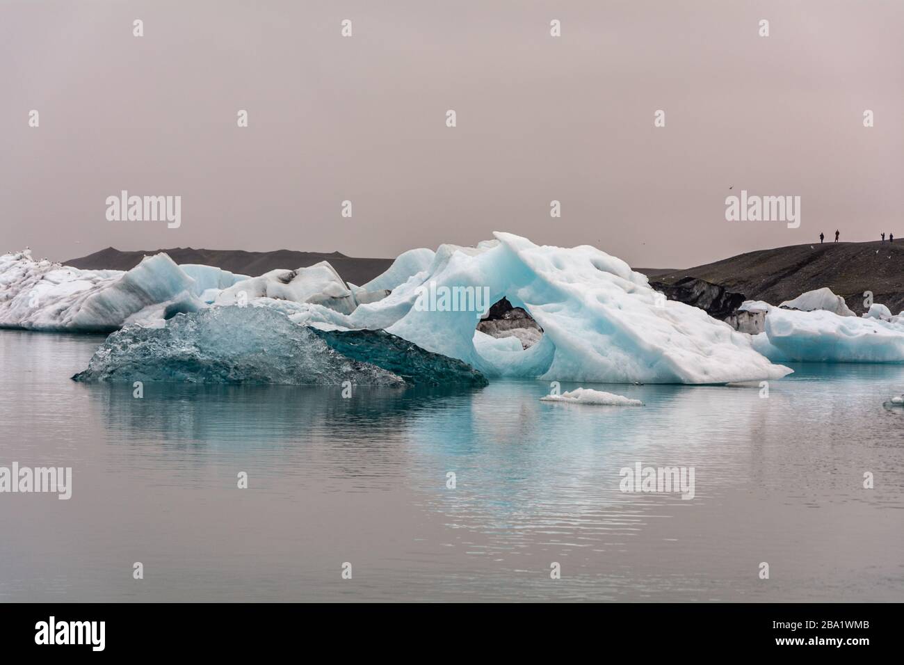 Jökulsárlón Foto Stock