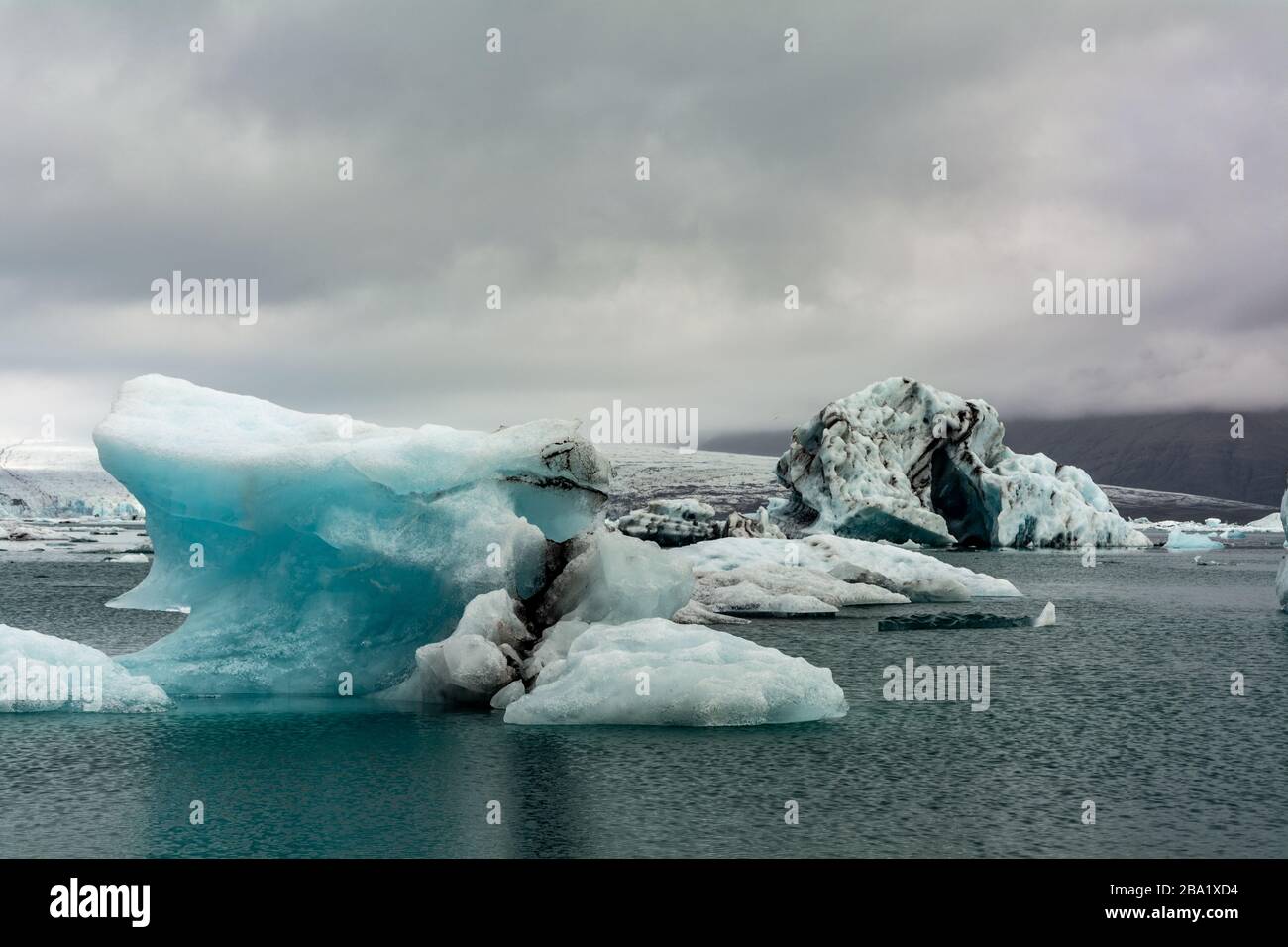 Jökulsárlón Foto Stock