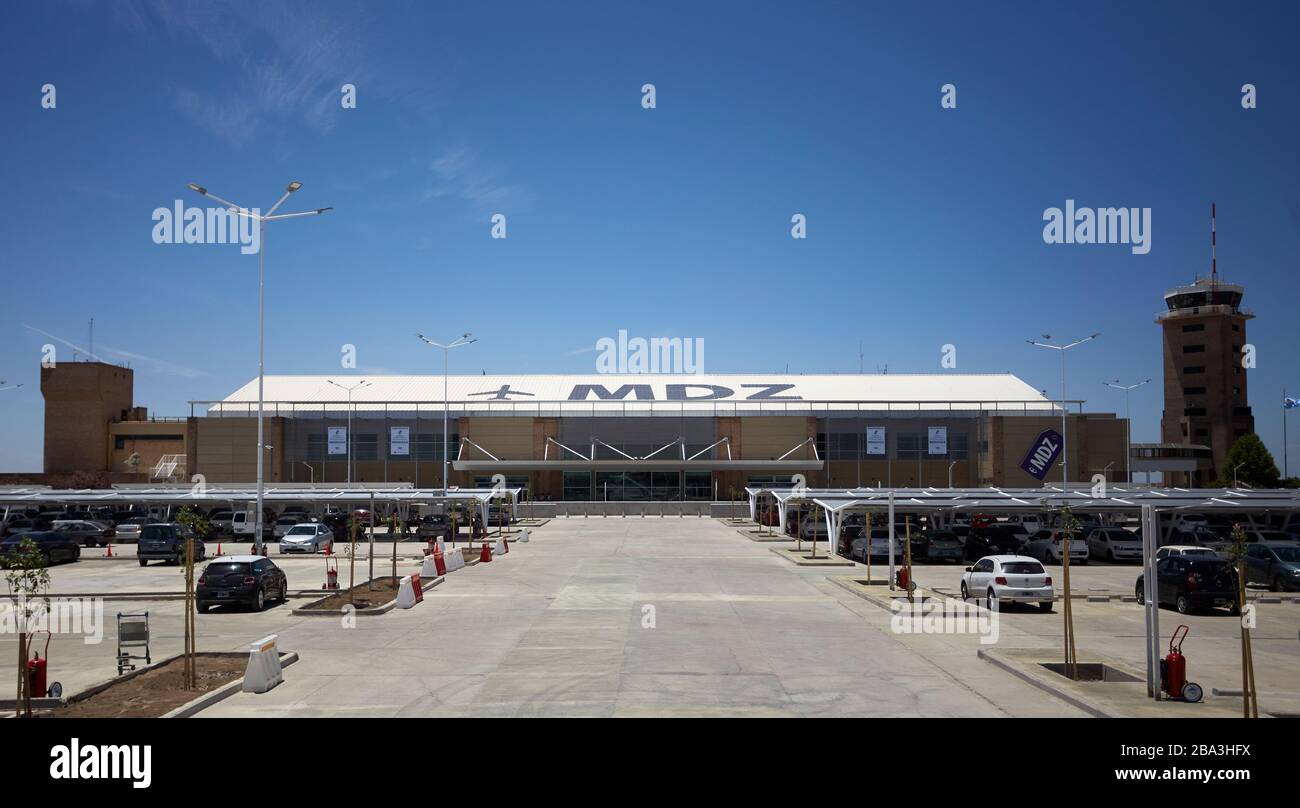 MENDOZA, ARGENTINA, 07 dicembre 2016. Aeroporto Internazionale Gobernador Francisco Gabrielli, riapertura delle nuove strutture dell'aeroporto, El Plumerillo Foto Stock