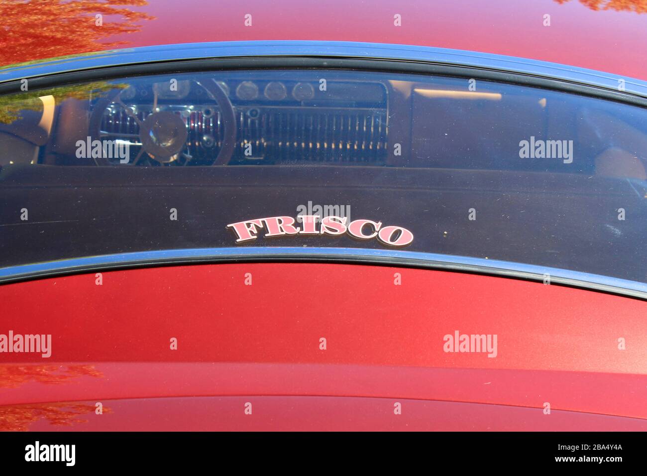 Auto classica al salone Fairfax ca Foto Stock