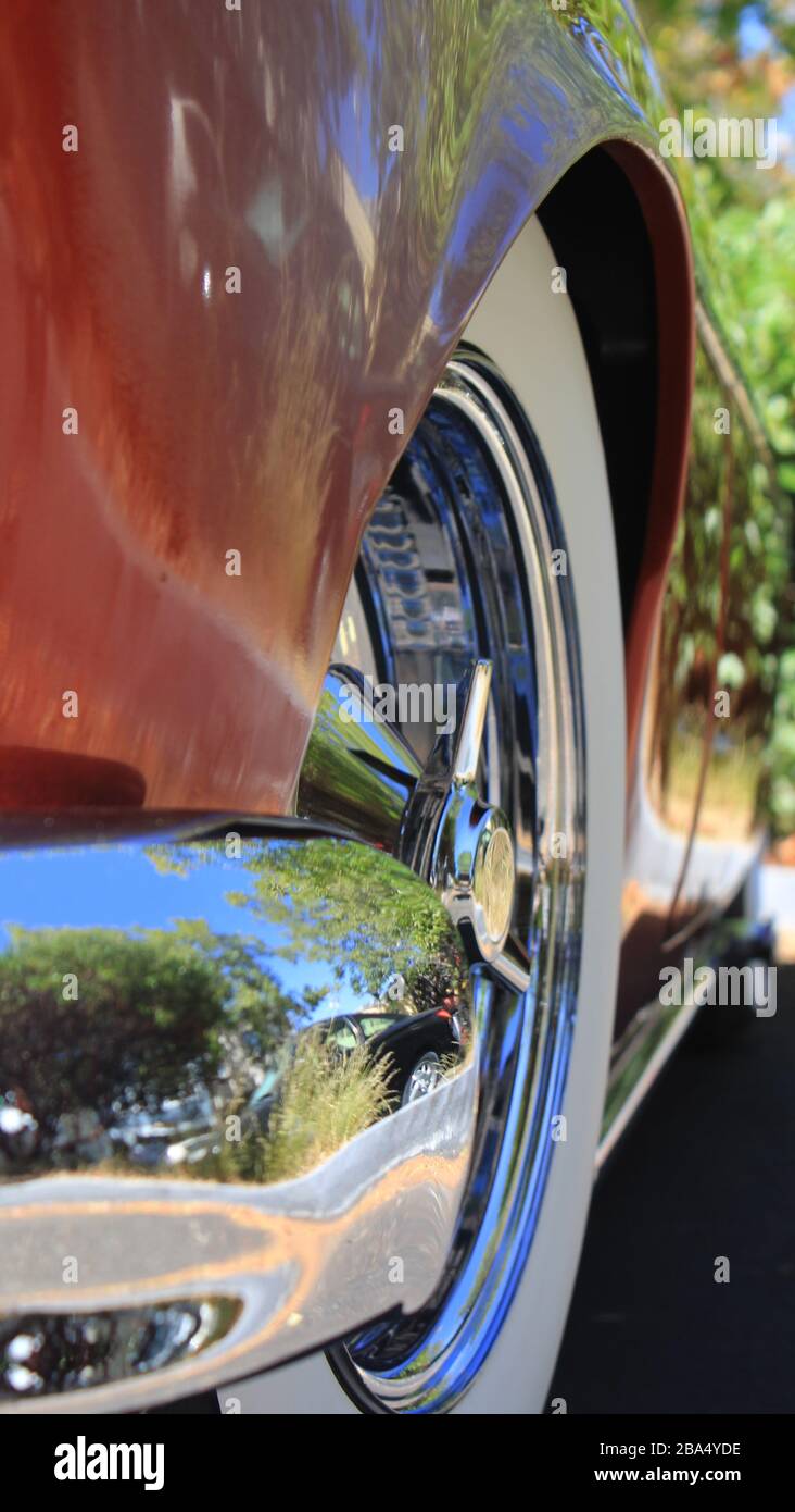 Auto classica al salone Fairfax ca Foto Stock