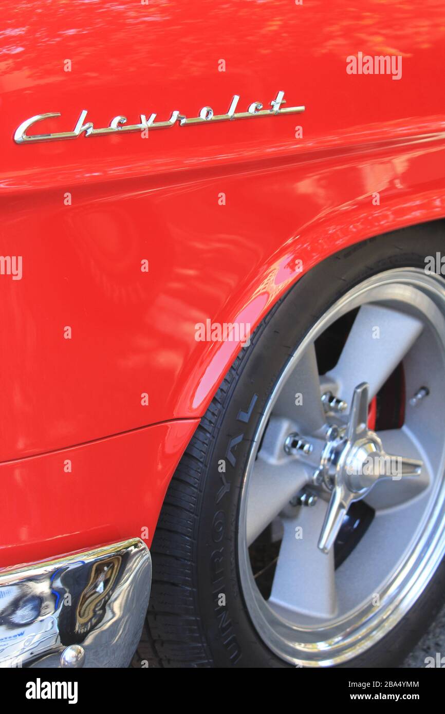 Auto classica al salone Fairfax ca Foto Stock
