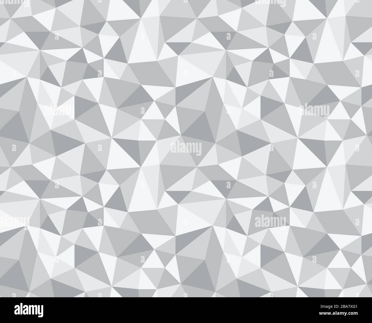 Sfondo vettoriale senza giunture da celle, triangoli. Sfondo mosaico irregolare. Foto Stock