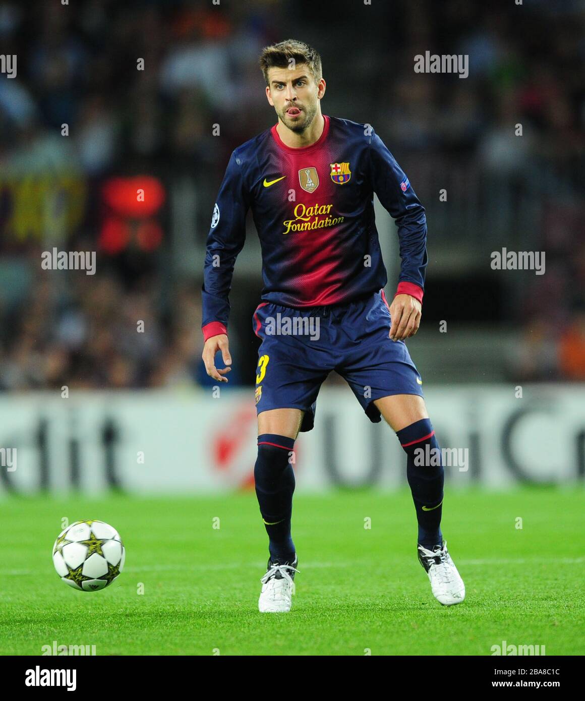 Per Barcellona Gerard Pique Foto Stock