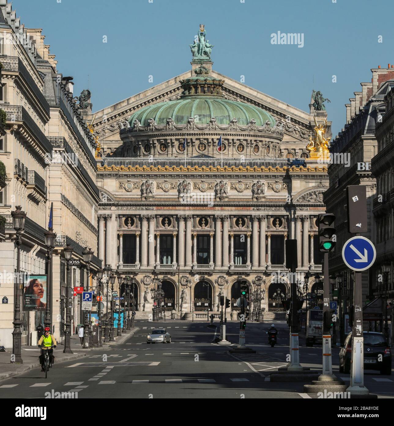 CORONAVIRUS: QUARTIERE DELL'OPERA Foto Stock