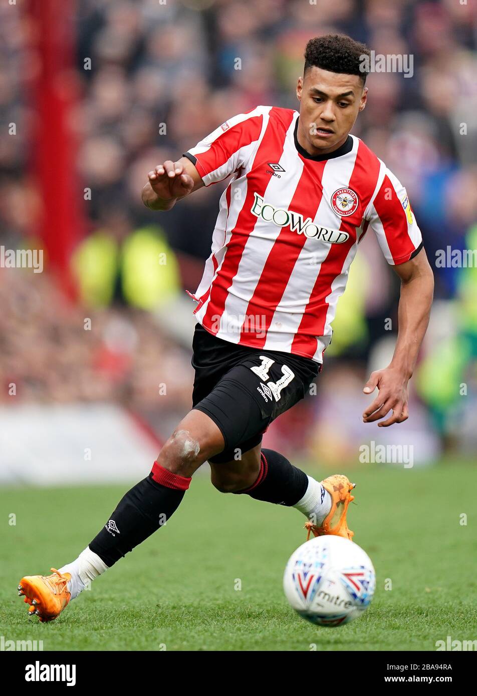 Brentford's Ollie Watkins Foto Stock