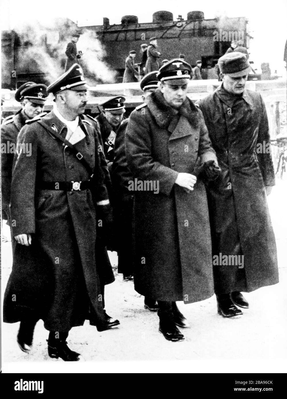 heinrich himmler, joachim von ribbentrop, galizia, 1940 Foto Stock