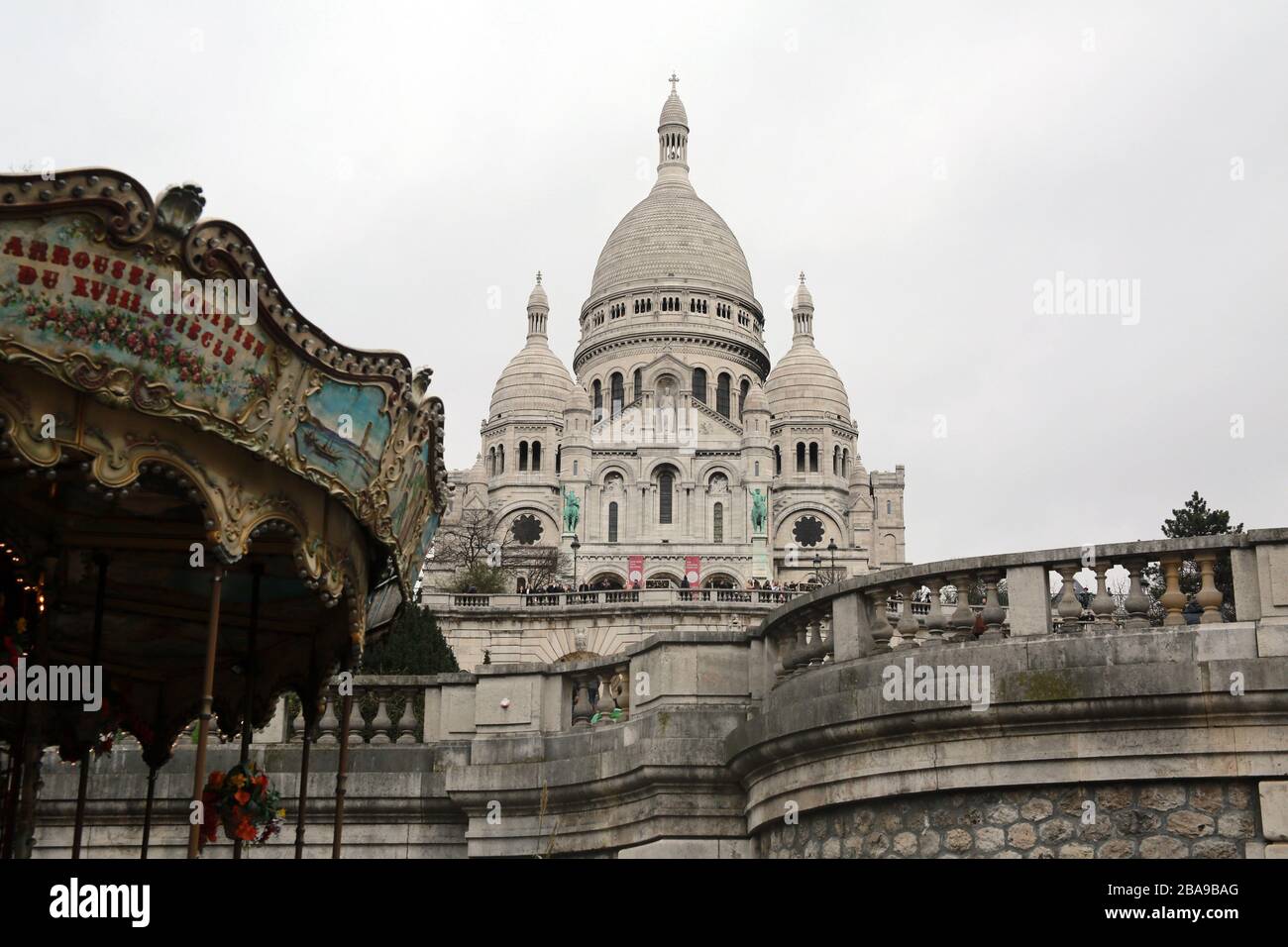 Cattedrale Sacre Coeur, Parigi, Francia Foto Stock