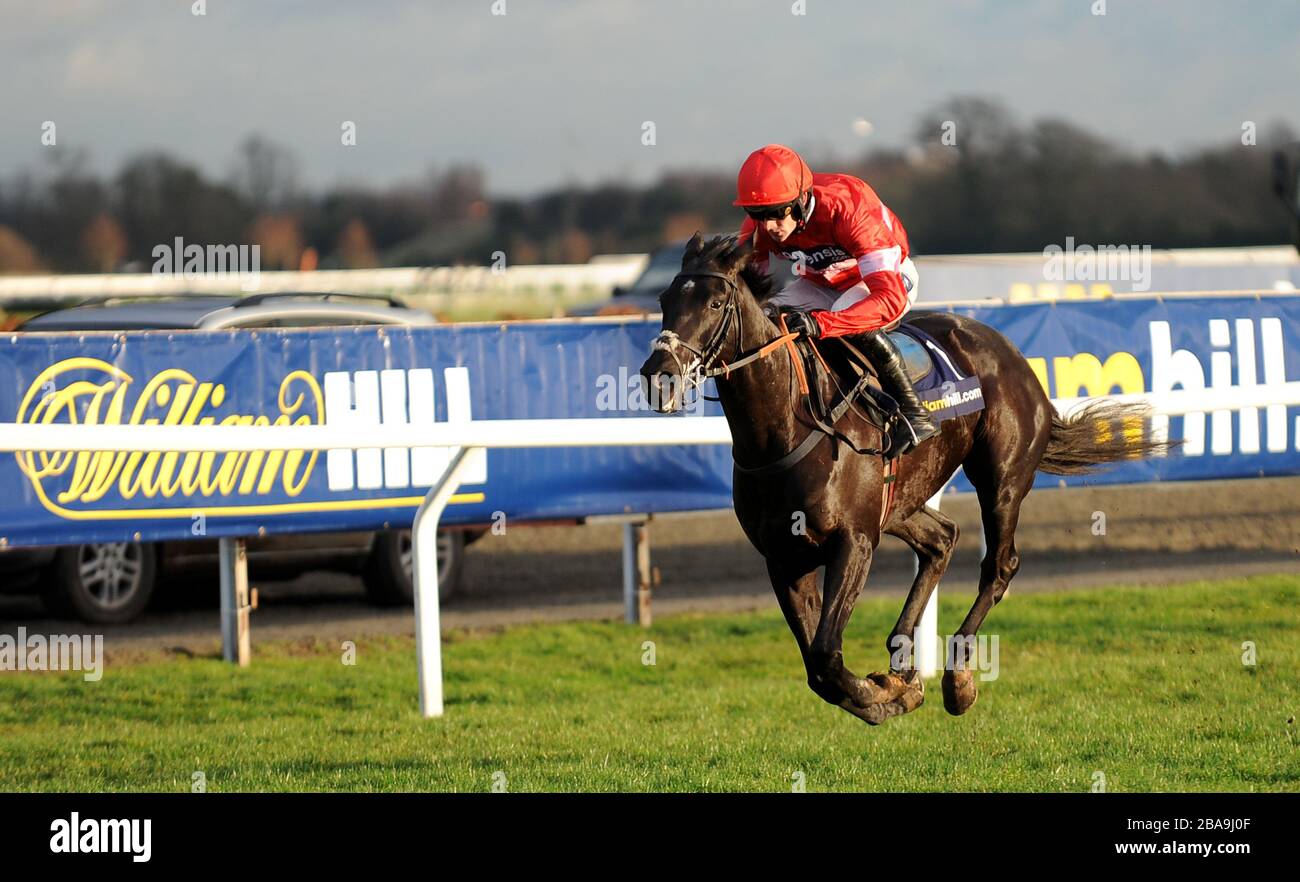 Sanctuaire guidato da Ruby Walsh vince il deserto Orchid Steeple Chase williamhill.com. Foto Stock