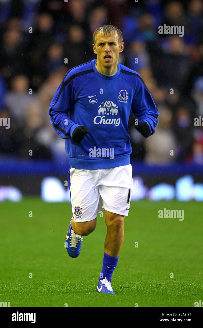 Phil Neville, Everton Foto Stock