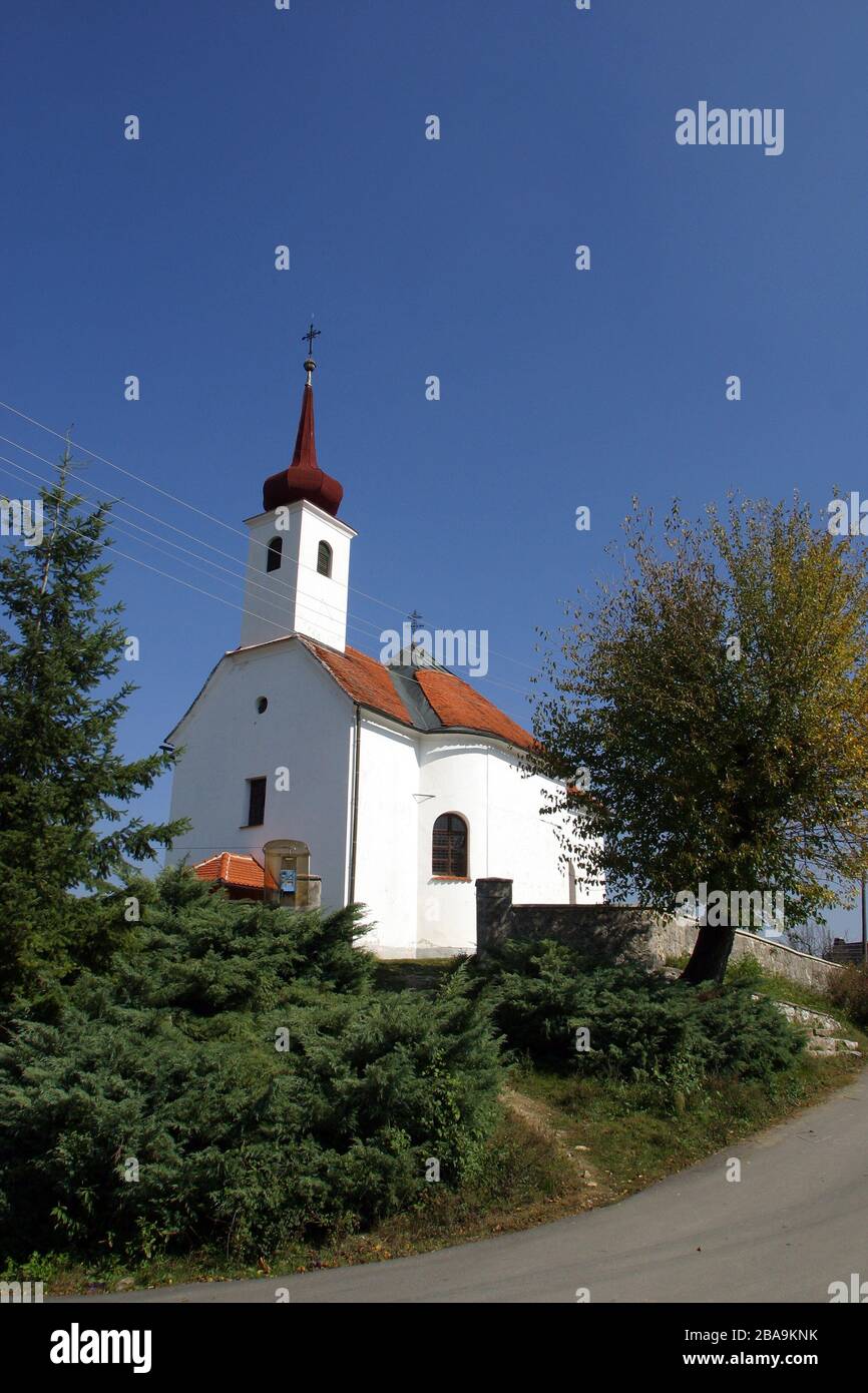 Cappella di San Giorgio a Purga Lepoglavska, Croazia Foto Stock