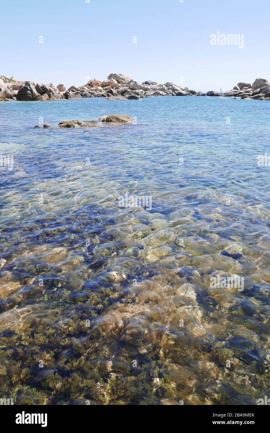 Corsica del Sud, vacanze in acqua sull'isola di beauty.France Foto Stock