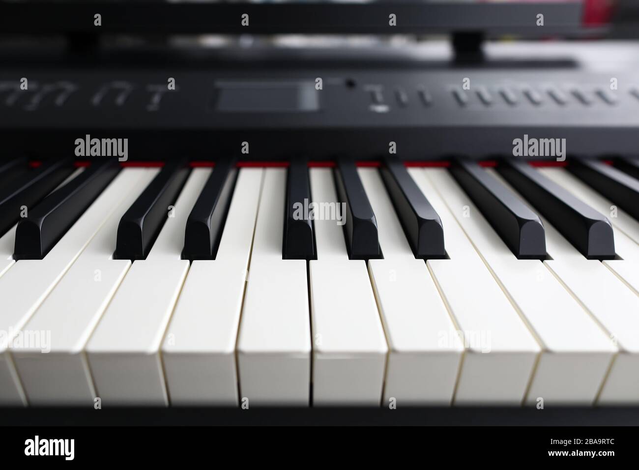 Moderna tastiera sintetizzata Foto Stock