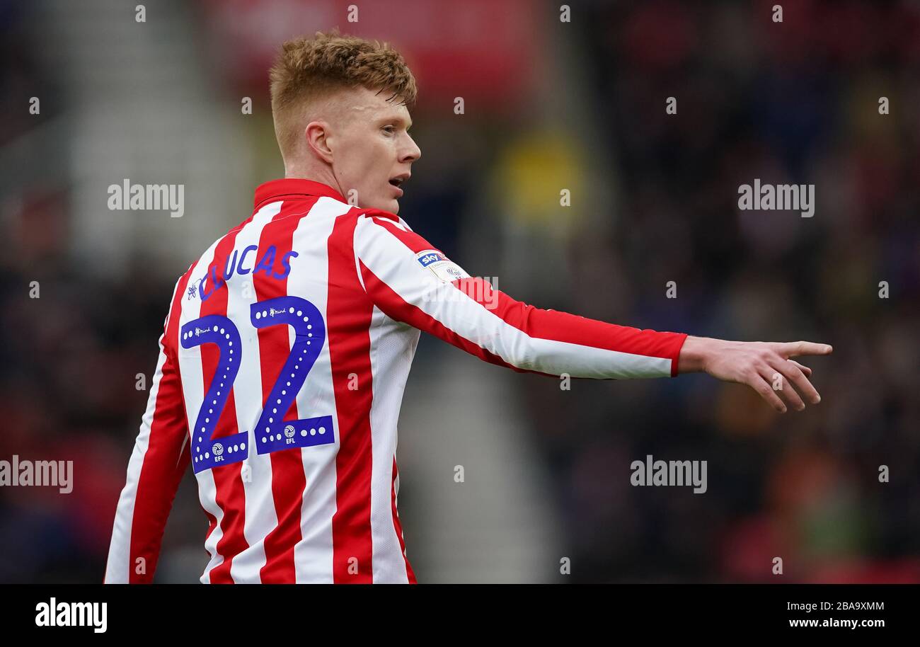 Stoke City's Sam Clucas Foto Stock