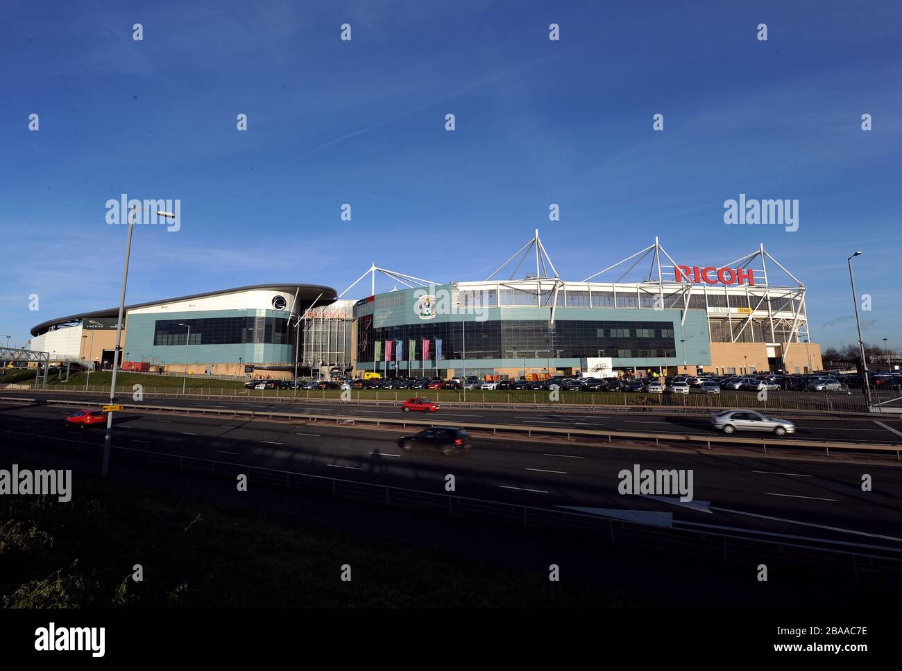 Vista generale della Ricoh Arena, sede della città di Coventry Foto Stock