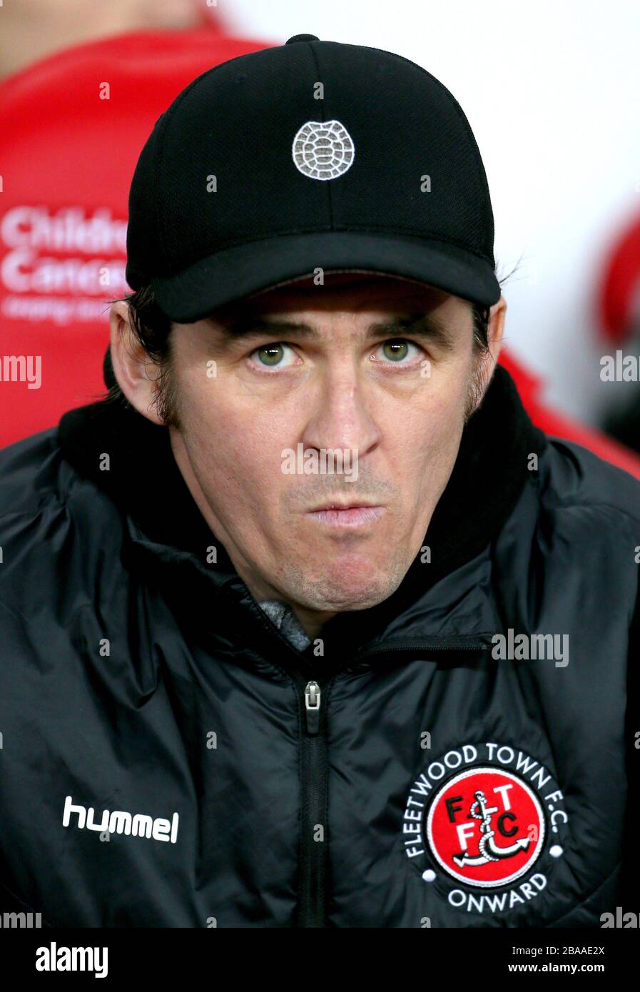 Joey Barton, direttore della città di Fleetwood Foto Stock