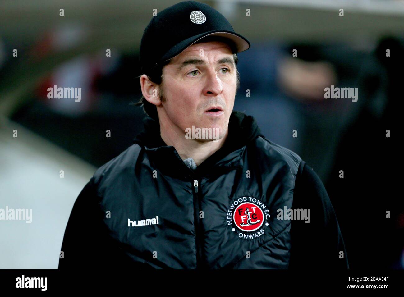 Joey Barton, direttore della città di Fleetwood Foto Stock