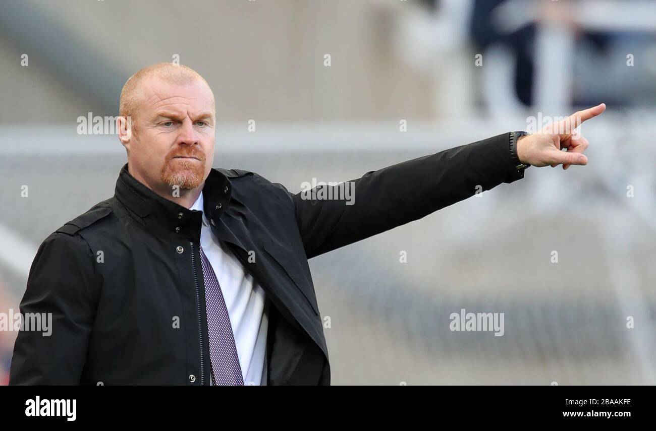 Burnley manager Sean Dyche Foto Stock