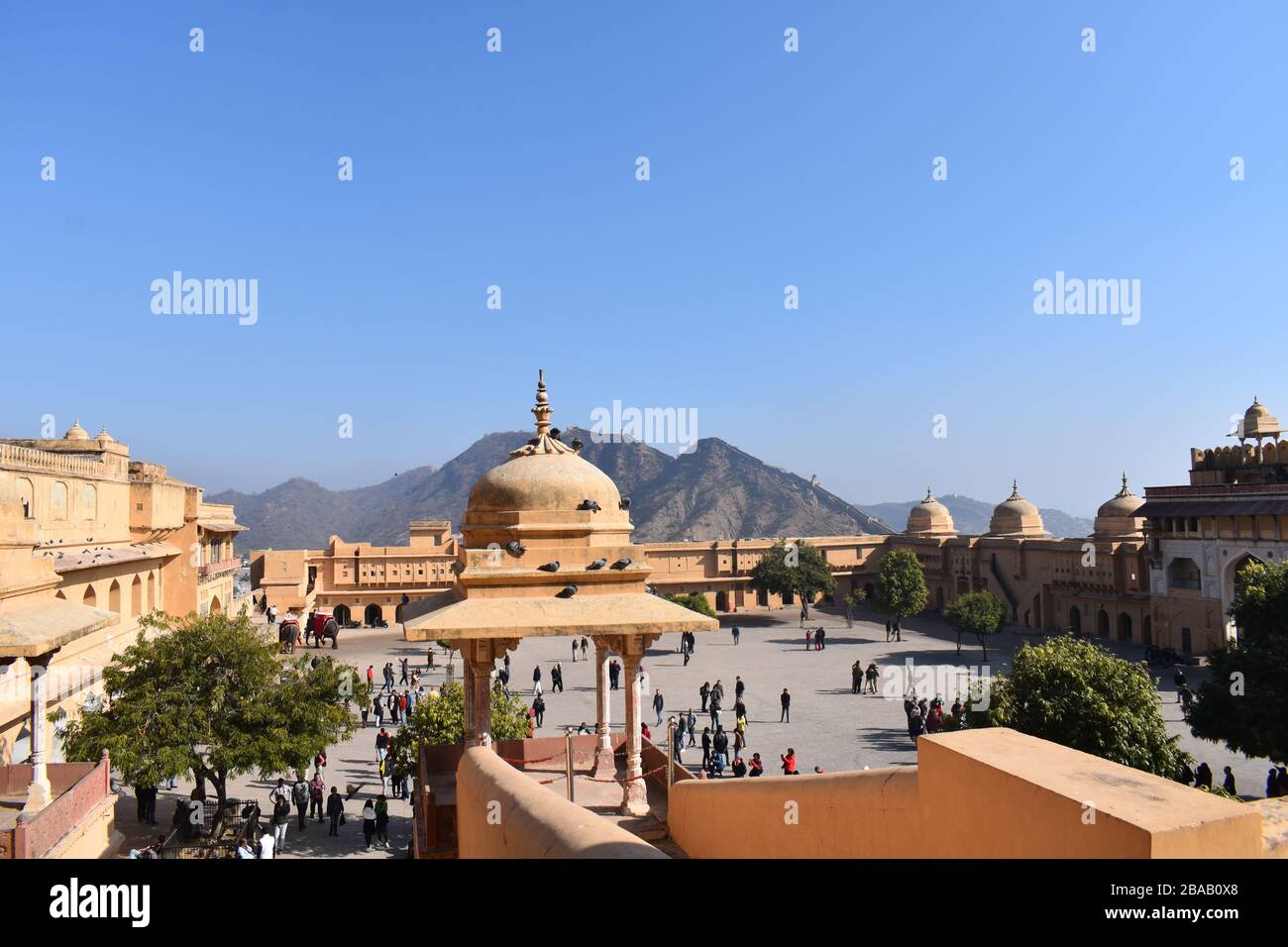 Il forte di Amber a Jaipur, Rajasthan, India Foto Stock