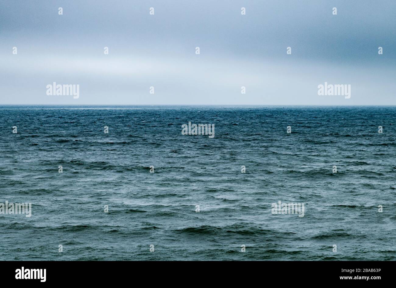 Mare mosso, oceano pacifico, California, Stati Uniti Foto Stock