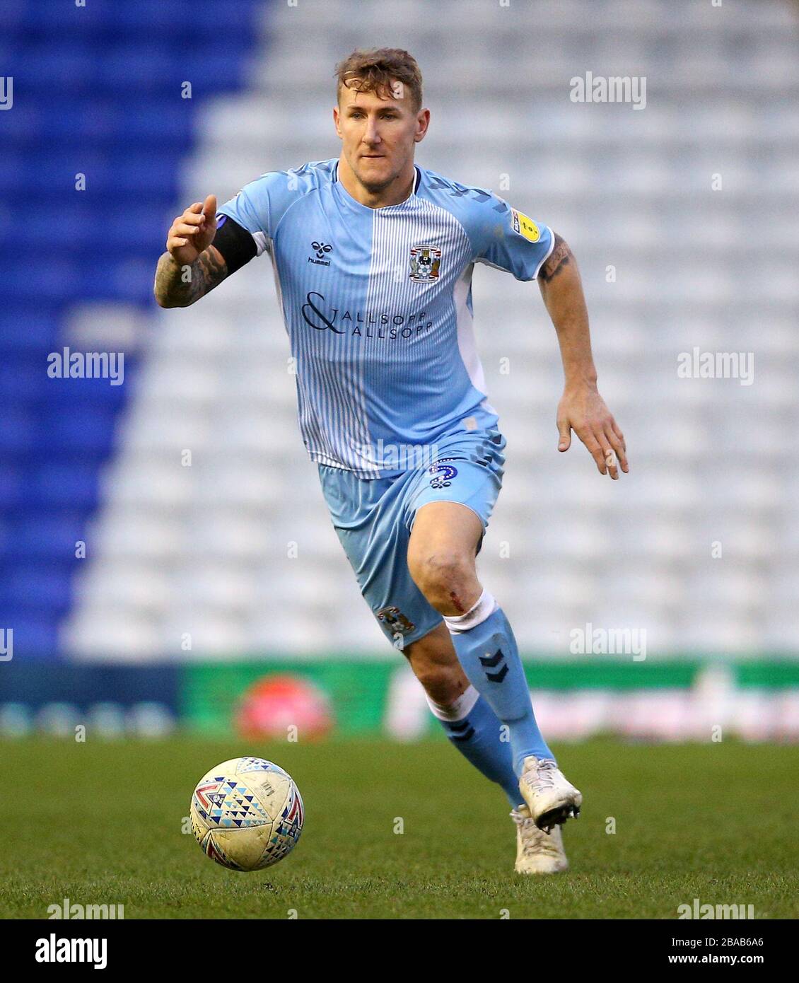 Kyle McFadzean di Coventry City in azione Foto Stock
