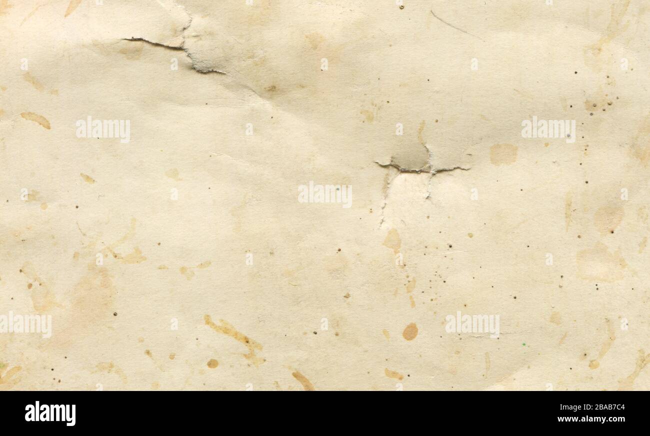 Foto vintage in bianco. Vecchia immagine Inverti trama. Frammento di retro della vecchia foto Foto Stock