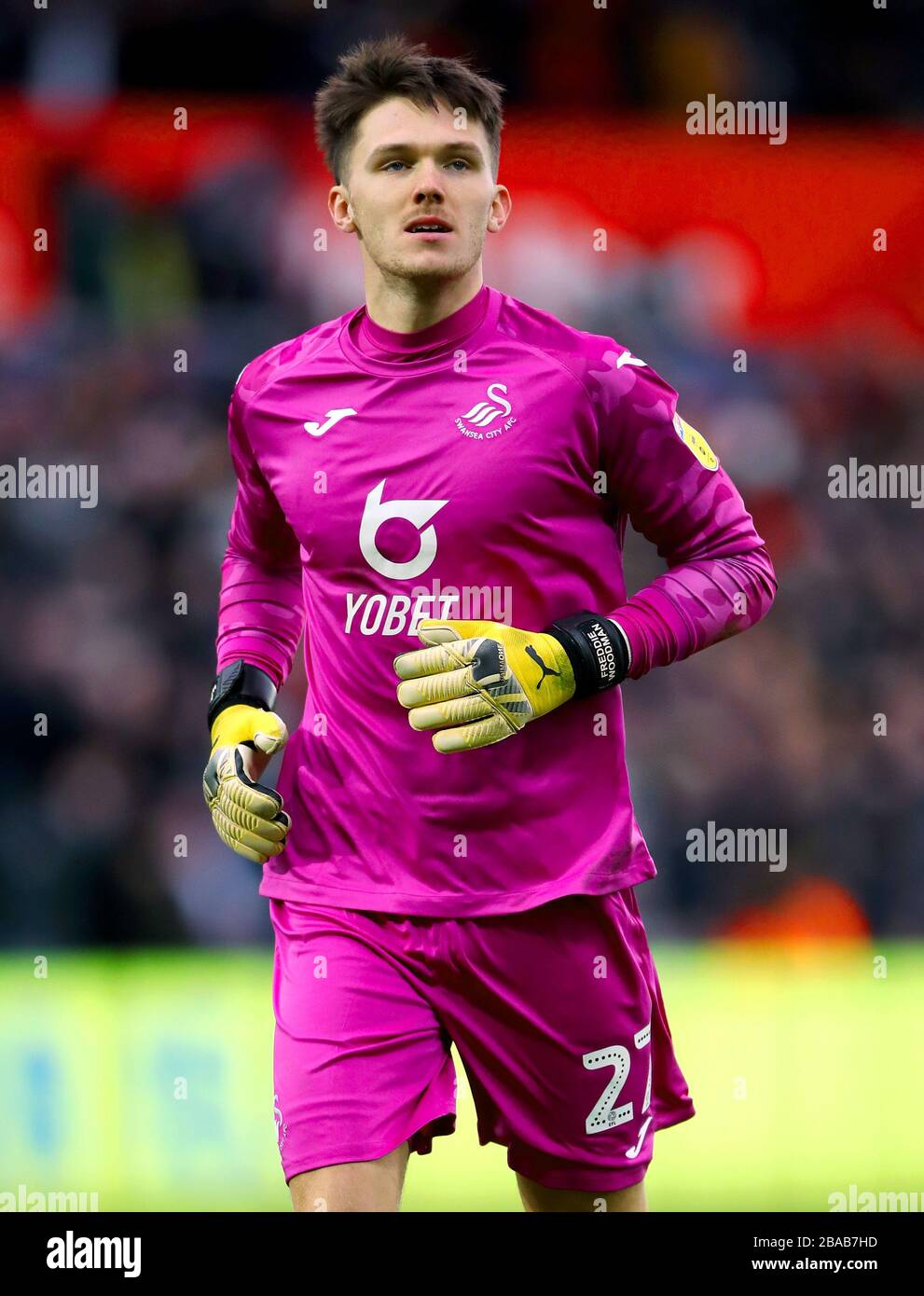 portiere-freddie-woodman-di-swansea-city-immagini-e-fotografie-stock-ad