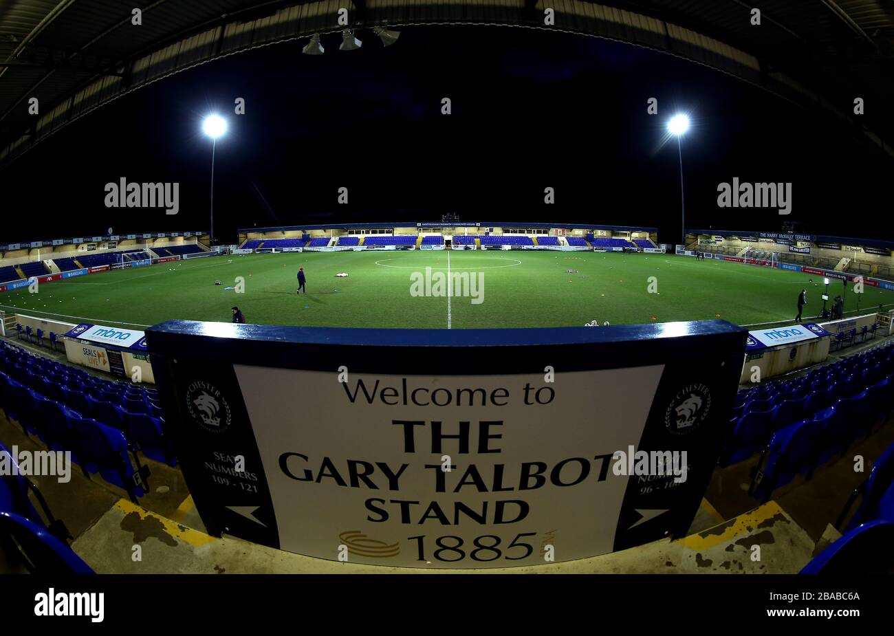 Vista generale dello stadio Vauxhall, davanti alla partita fa Women's Super League Foto Stock