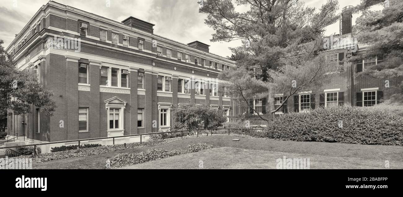 Edificio presso l'Università di Harvard, Cambridge, Massachusetts, Stati Uniti Foto Stock