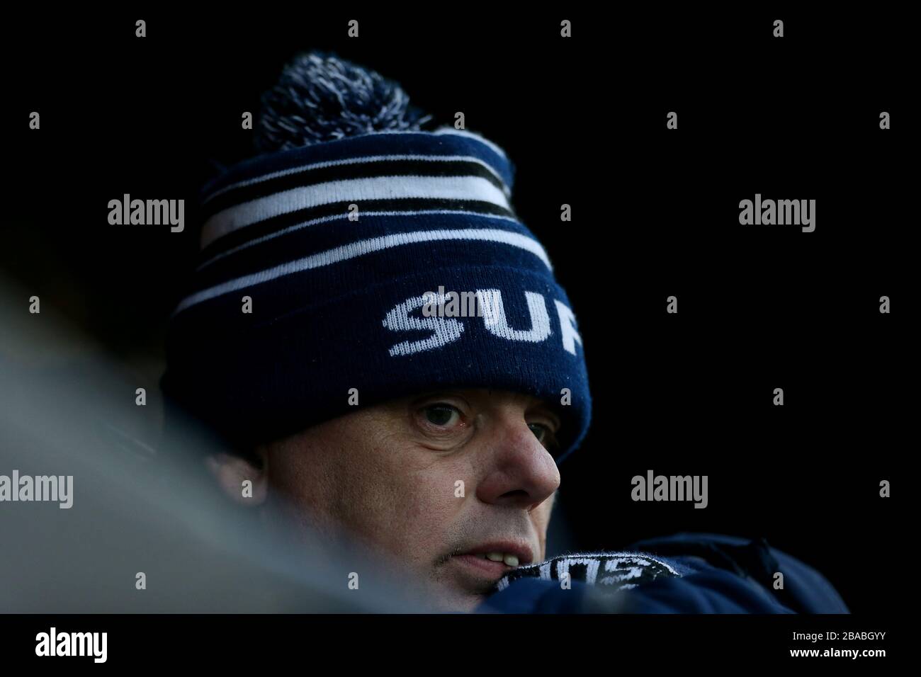 Un fan di Southend United Foto Stock