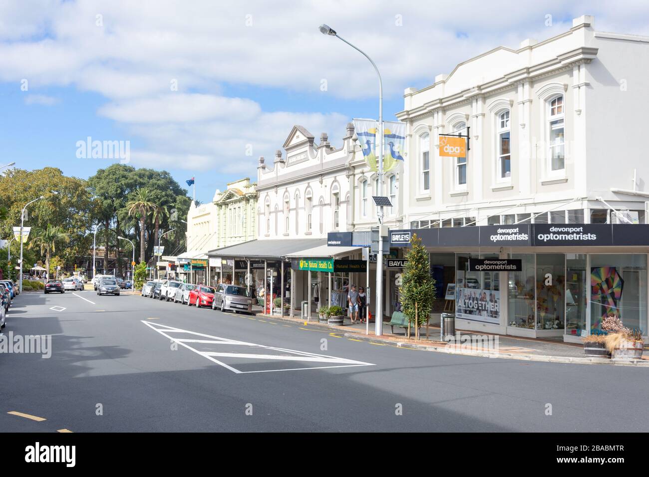 Victoria Road, Devonport, Auckland, Nuova Zelanda Foto Stock