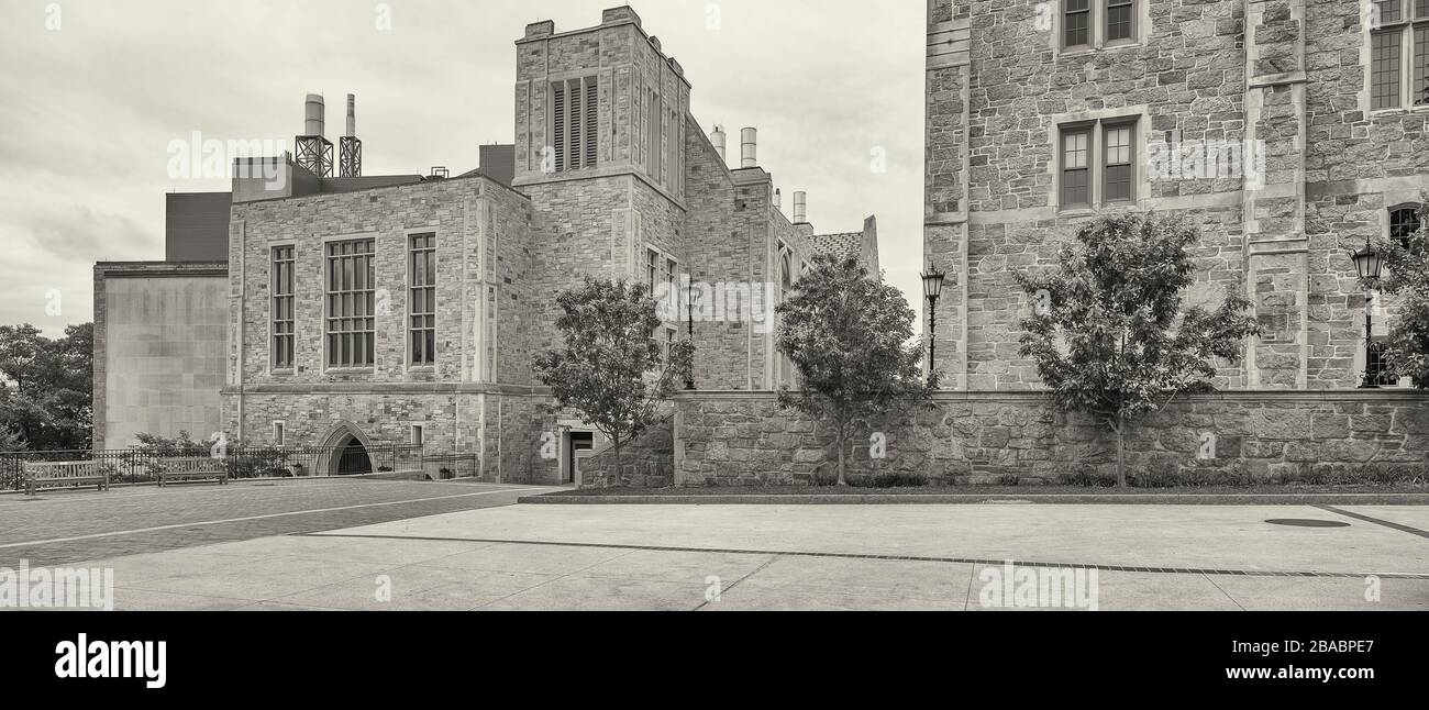 Boston College a Chestnut Hill vicino a Boston, Massachusetts, Stati Uniti Foto Stock