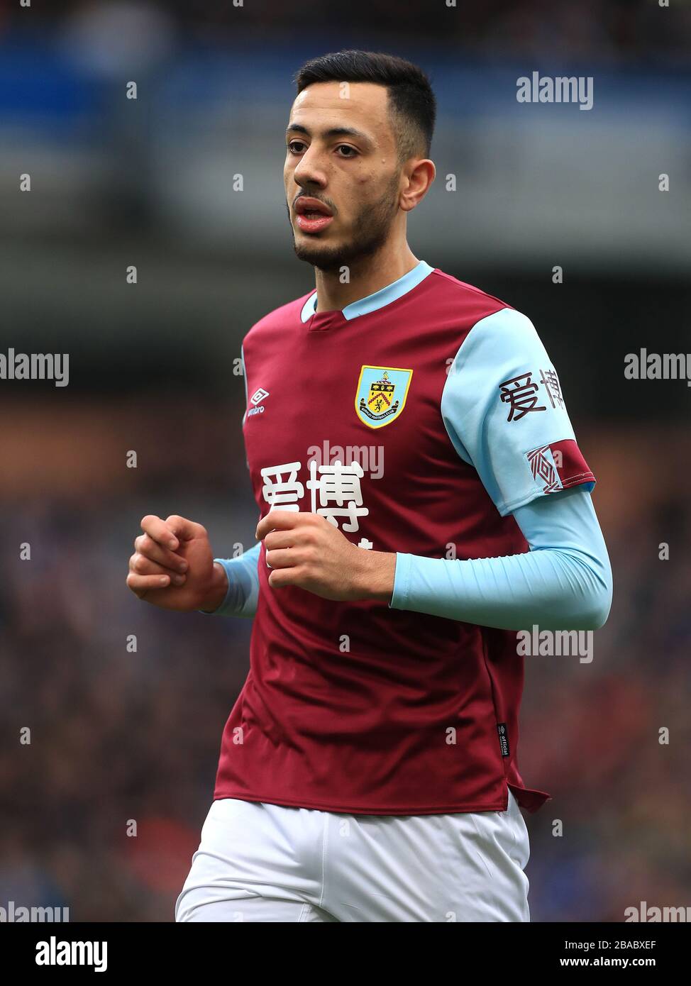 Burnley's Dwight McNeil durante il match di Premier League a Turf Moor, Burnley. Foto Stock