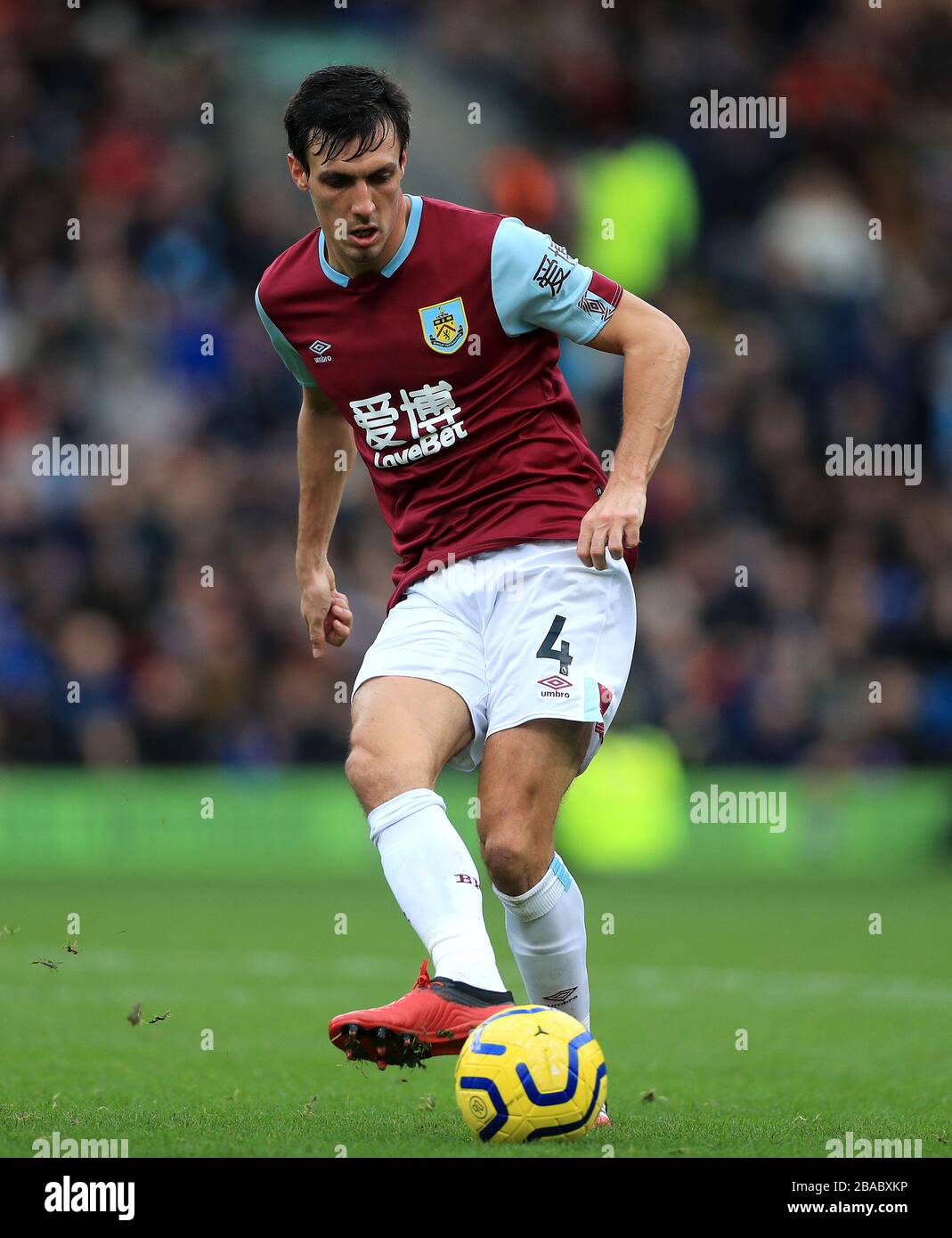 Burnley Jack del tappo durante il match di Premier League a Turf Moor, Burnley. Foto Stock