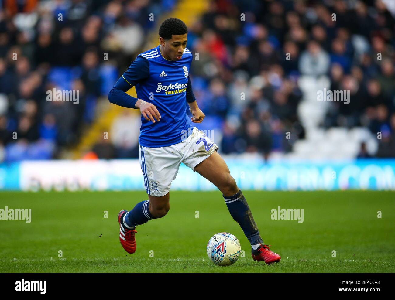 Jude Bellingham di Birmingham City durante il campionato Sky Bet presso il Trillion Trophy Stadium di St Andrew Foto Stock