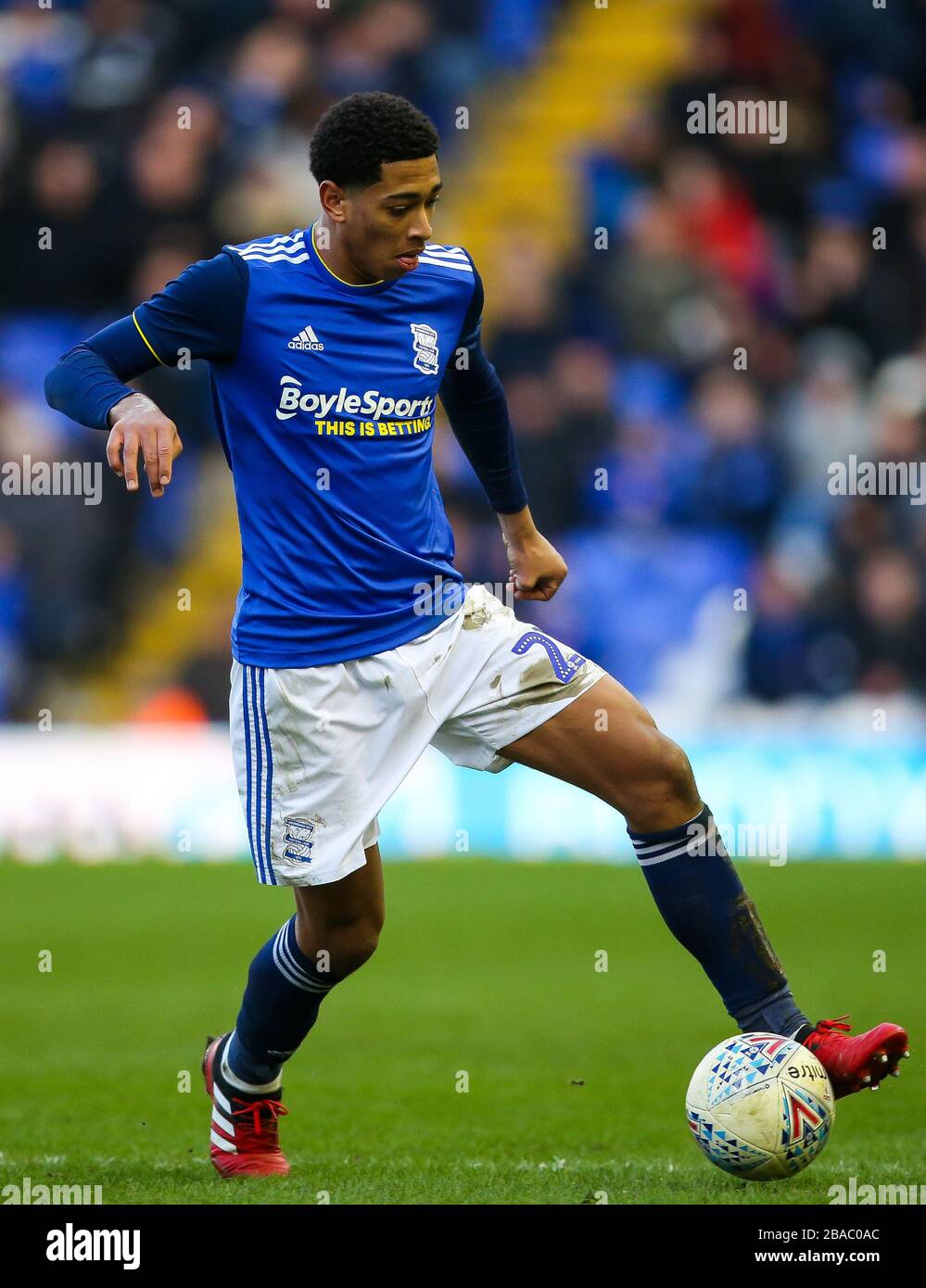Jude Bellingham di Birmingham City durante il campionato Sky Bet presso il Trillion Trophy Stadium di St Andrew Foto Stock
