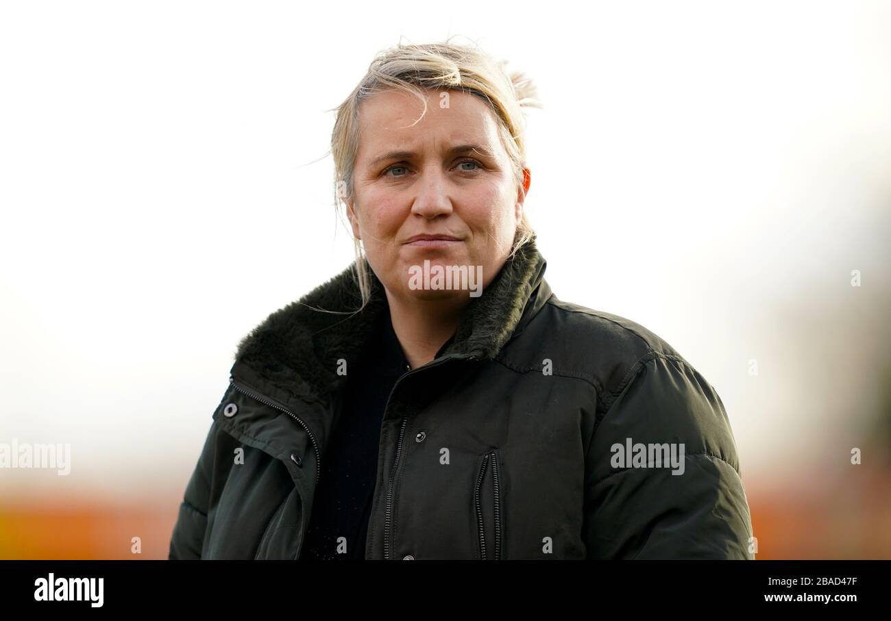 Chelsea manager Emma Hayes Foto Stock