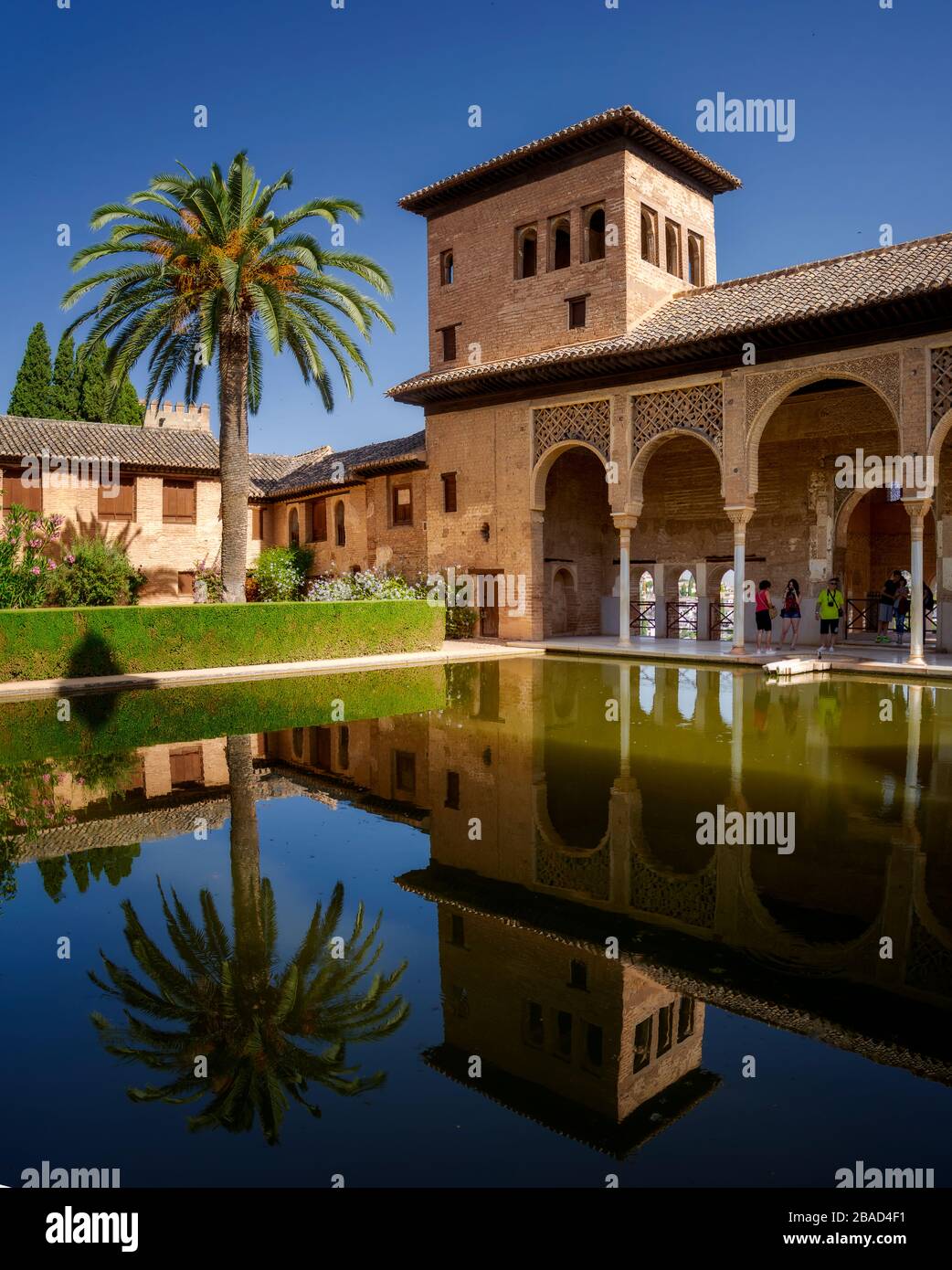 El Partal Palace Alhambra de Granada, Andalusia, Spagna Foto Stock