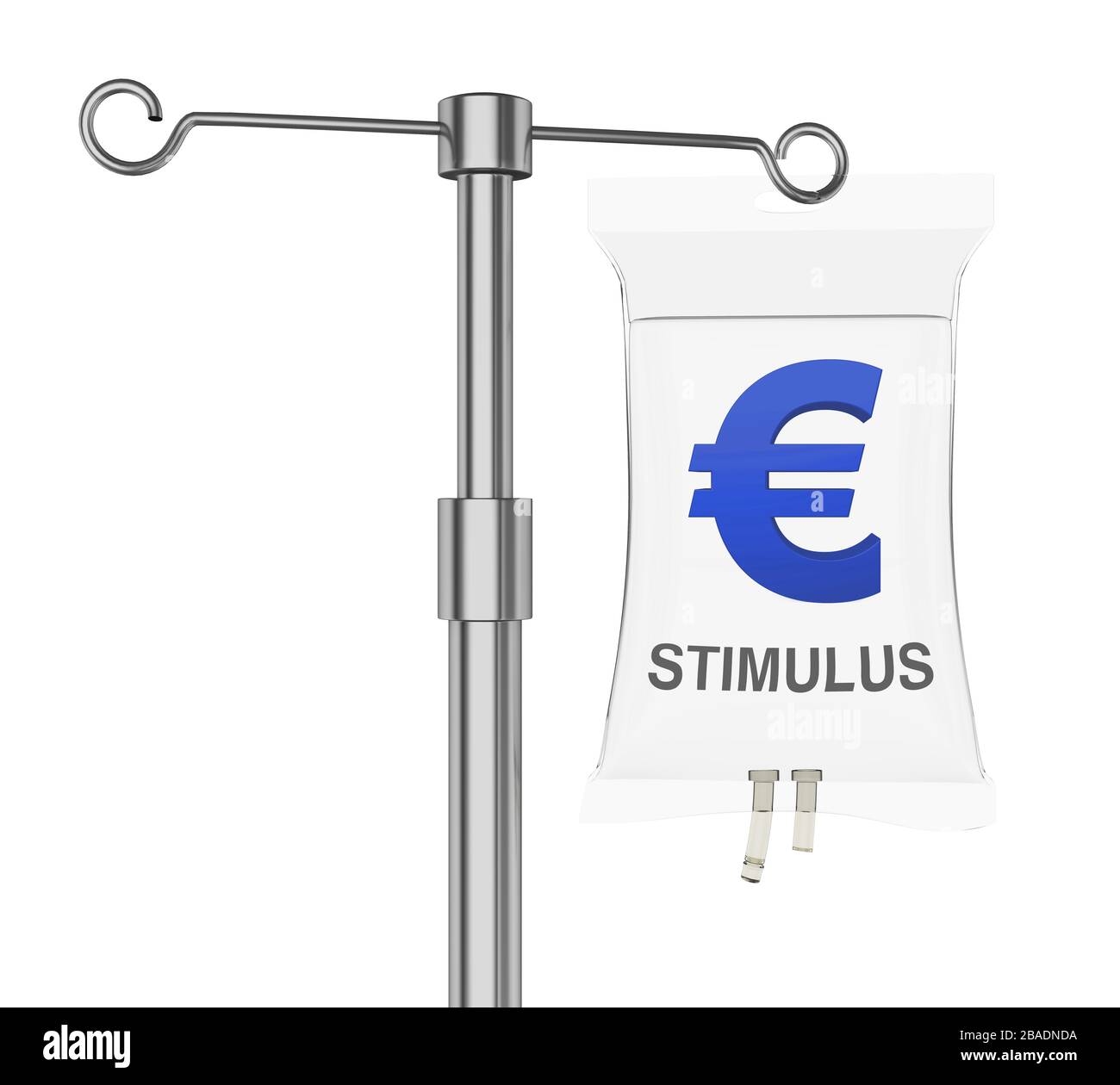 IV Borsa Euro Economic Stimulus Illustrazione Foto Stock