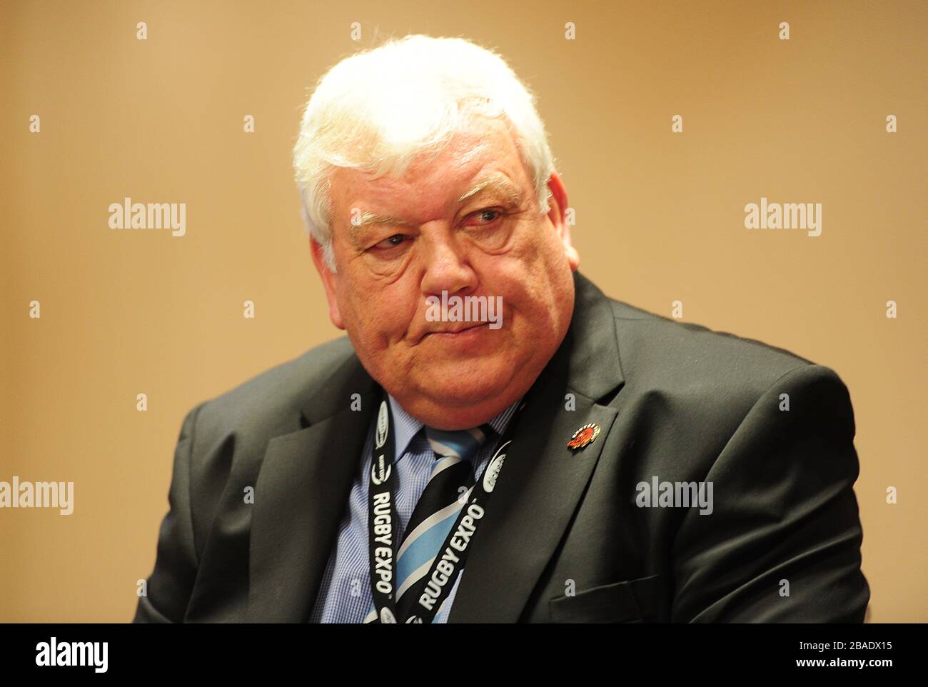 Tony Rowe di Exeter Chiefs durante un workshop il primo giorno del Rugby Expo 2012 Foto Stock